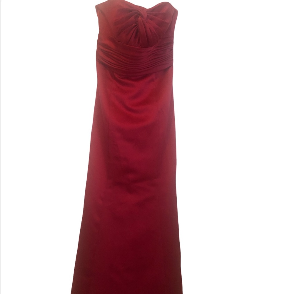David Bridal size 4 pink bridemaid dress